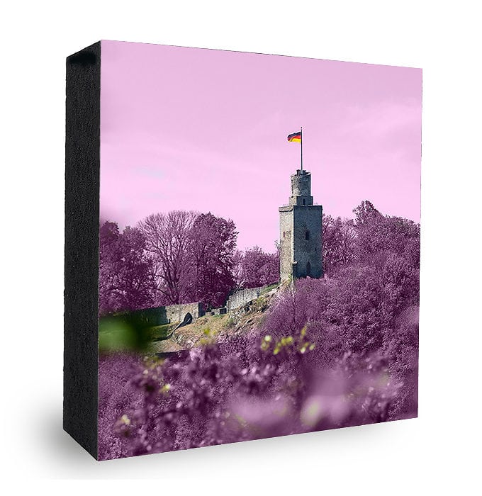 Falkensteiner Burg bunt - pink