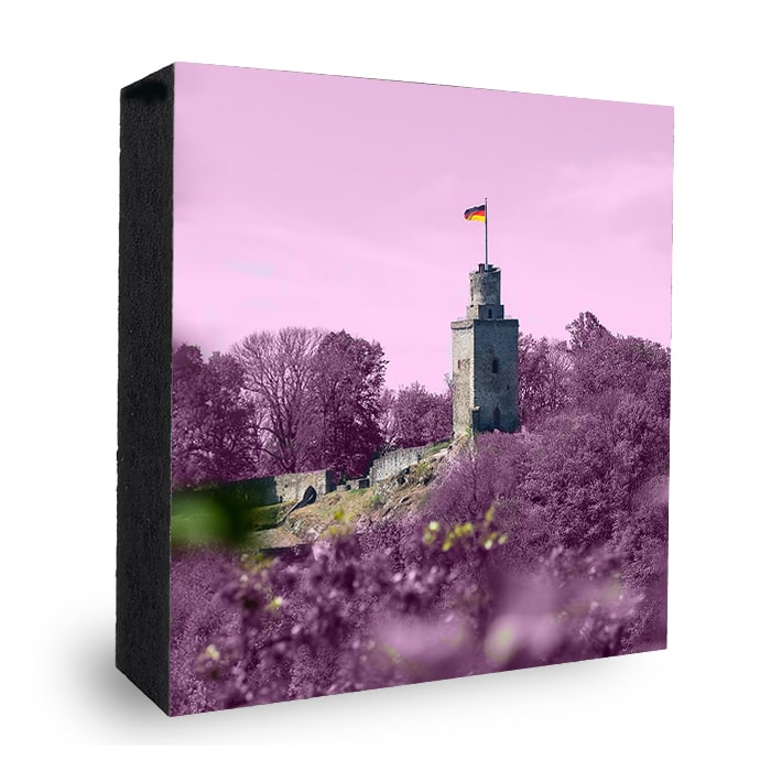 Falkensteiner Burg bunt - pink
