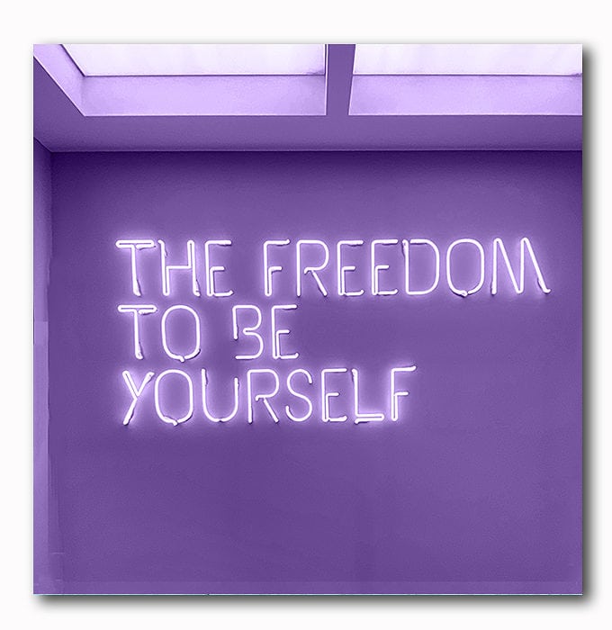 Bild Freedom in Neonschrift