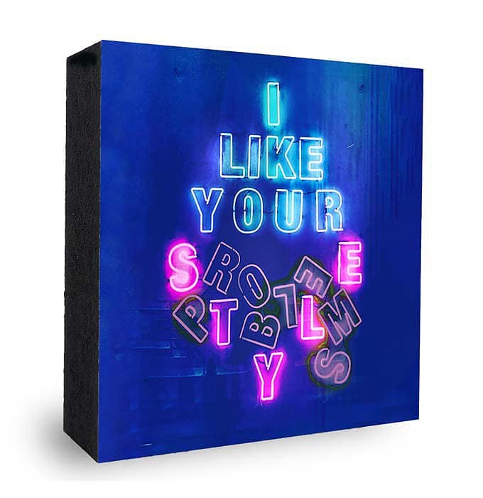 I like your - Style Problems - Neon Blau-Pink