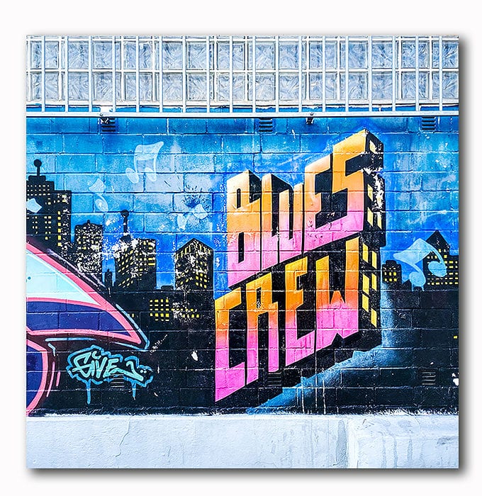 Blues Crew Graffiti